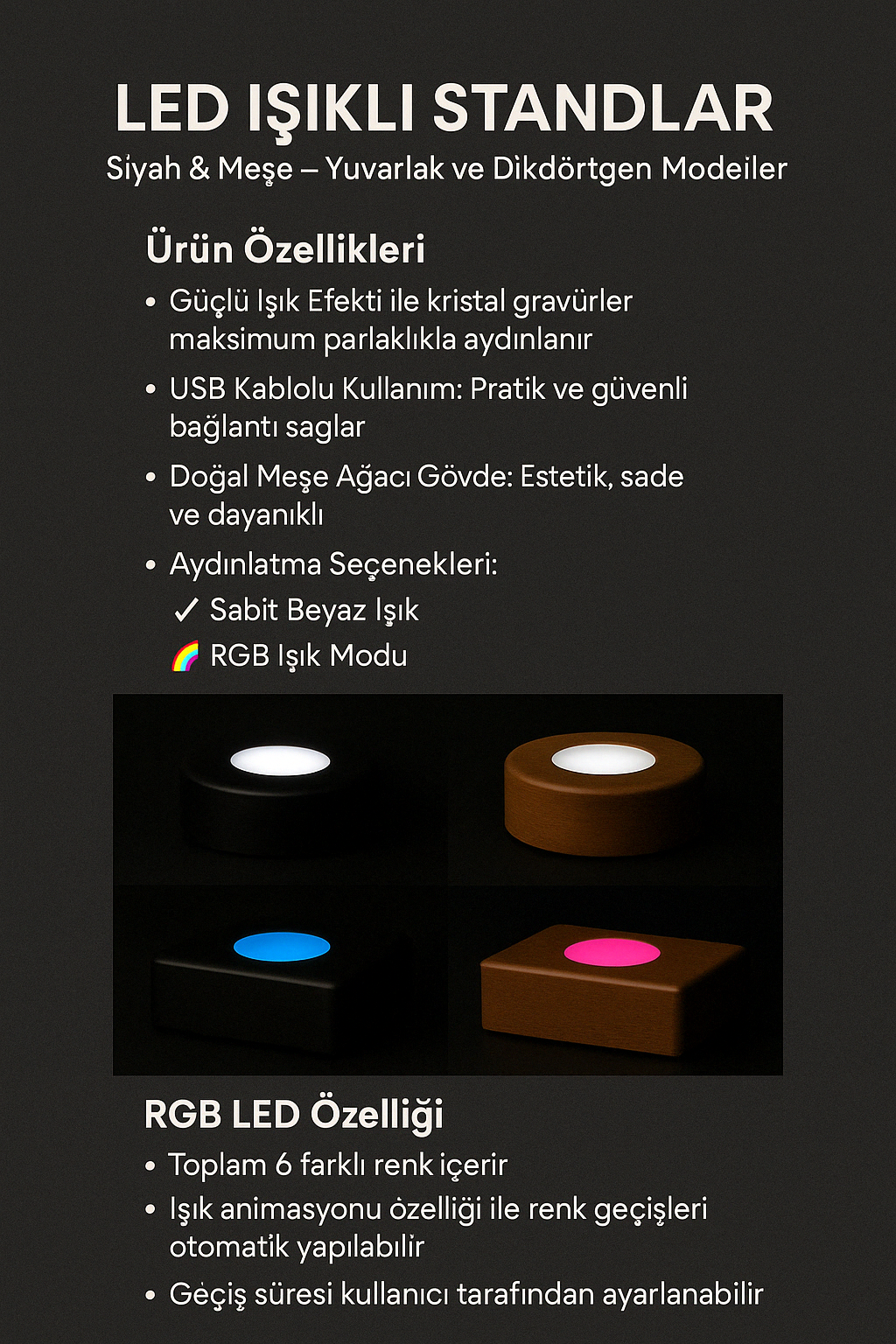 3D Kristal  Dikdörtgen