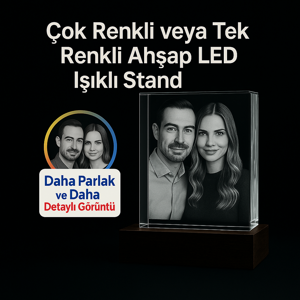 3D Kristal  Dikdörtgen