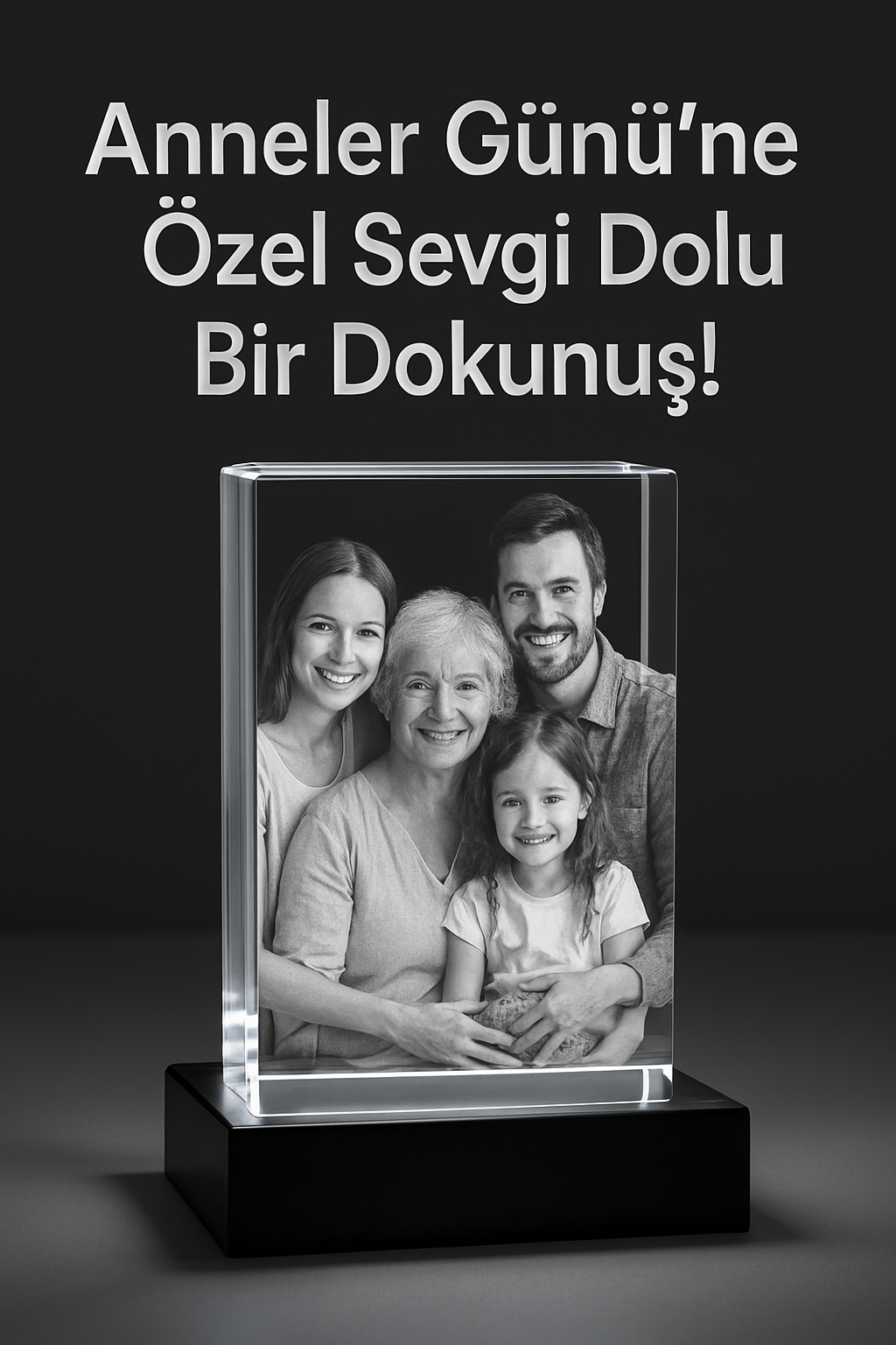 3D Kristal  Dikdörtgen