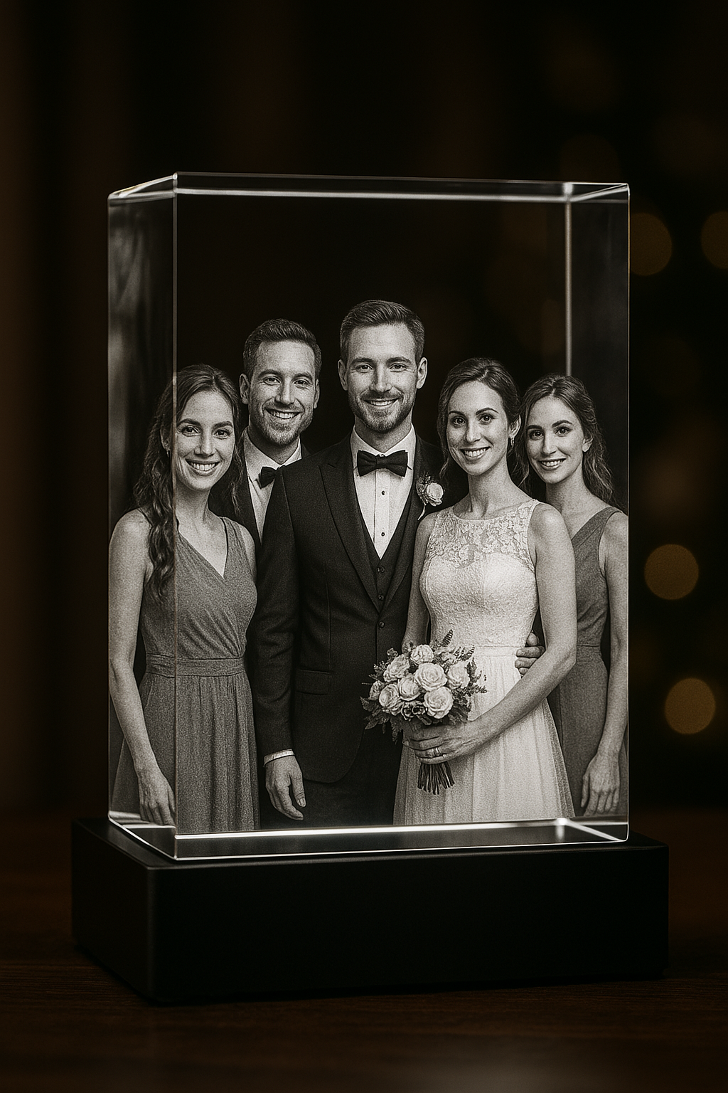 3D Kristal  Dikdörtgen