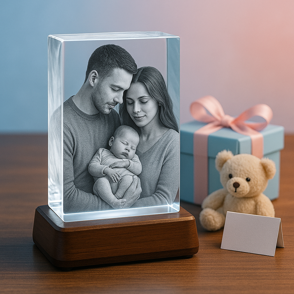 3D Kristal  Dikdörtgen