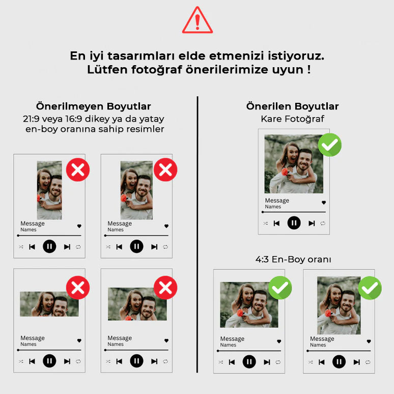 Kişiye Özel Fotoğraflı Plak