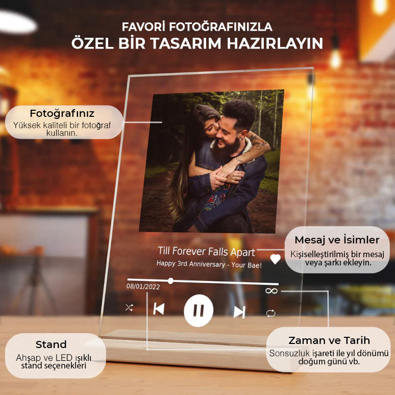 Kişiye Özel Fotoğraflı Plak