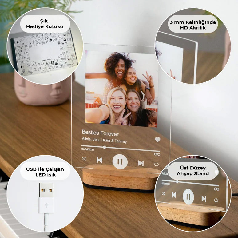 Kişiye Özel Fotoğraflı Plak