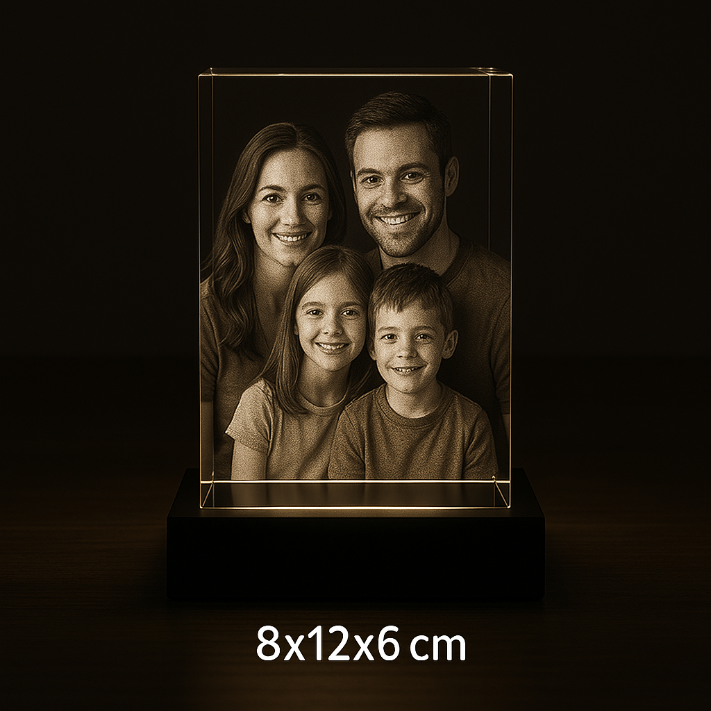 3D Kristal  Dikdörtgen